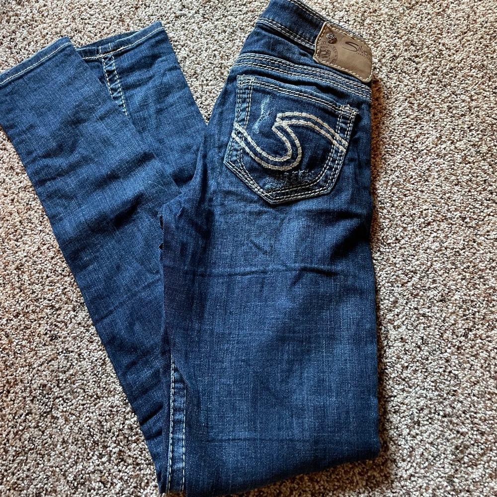 Silver brand skinny jeans size W26/L31